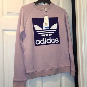 Adidas Women's Originals Velvet Trefoil Sweatshirt ED7553